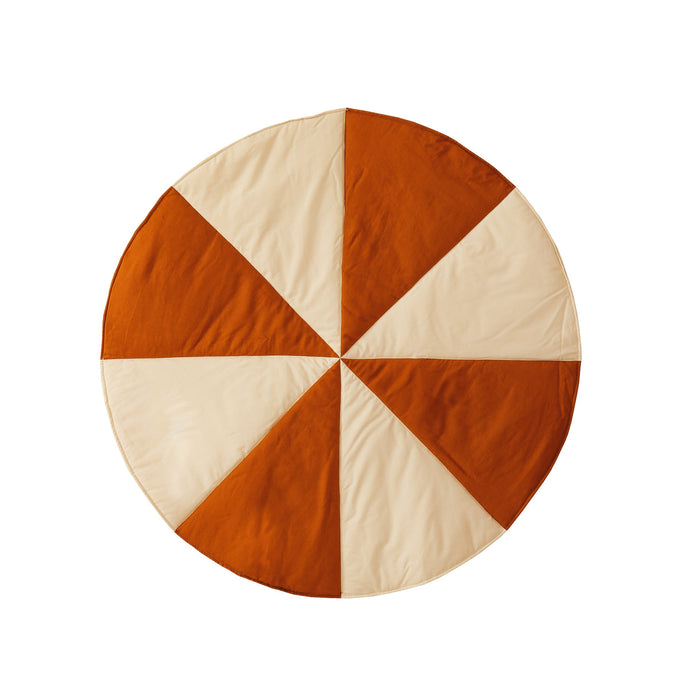 Moi Mili “Caramel Candy” Round Patchwork Mat