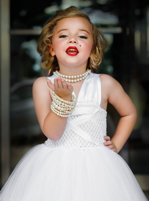 Mia Belle Girls Marilyn Monroe Inspired Tutu Costume Dress