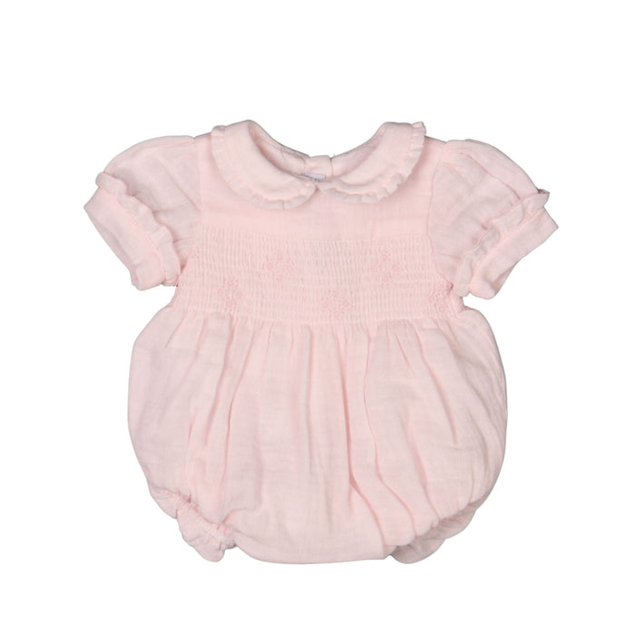 Bebe Sweeny CLEA | Girls Pink Organic Cotton Shortie