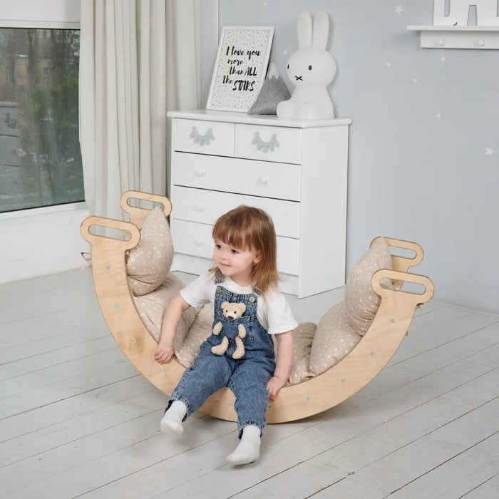 Goodevas Climbing Arch + Cushion - Montessori Climbers for Toddlers
