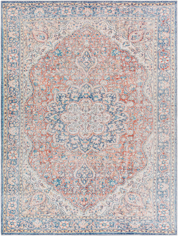 Hauteloom Wacousta Red&Blue Washable Rug