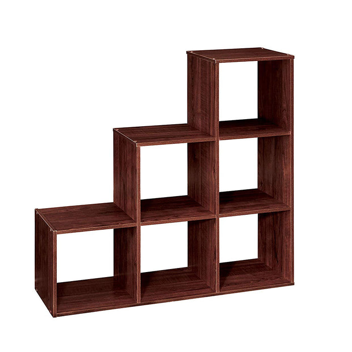 ClosetMaid 3 Tier Wooden Cubical Organizer for Added Storage, Dark Cherry (2 Pk)