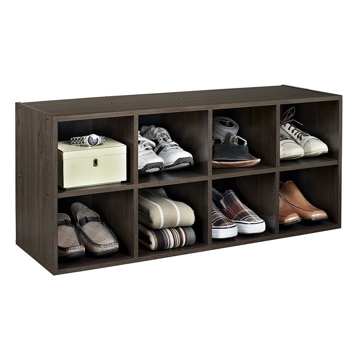 ClosetMaid 5081 8 Box Stylish Closet Shoe Organizing Storage Station, Espresso