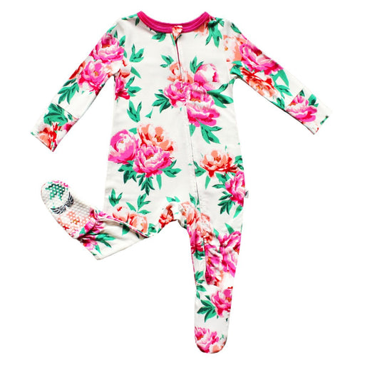 Free Birdees Cloud Peonies Footie (NB-3T)