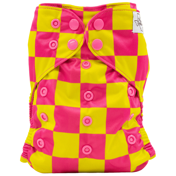 Texas Tushies Colored AWJ - Slim Fit AIO Cloth Diaper