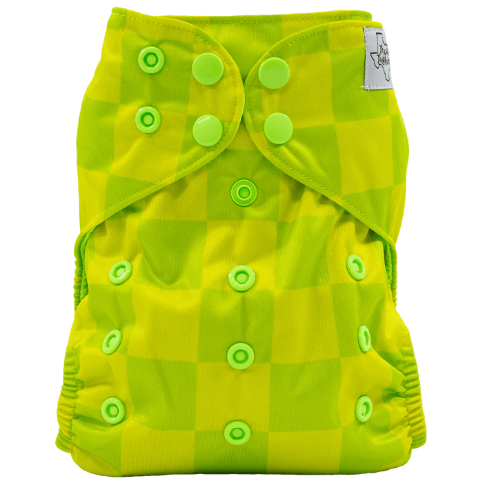 Texas Tushies Colored AWJ - Slim Fit AIO Cloth Diaper