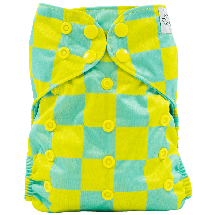 Texas Tushies Colored AWJ - Slim Fit AIO Cloth Diaper