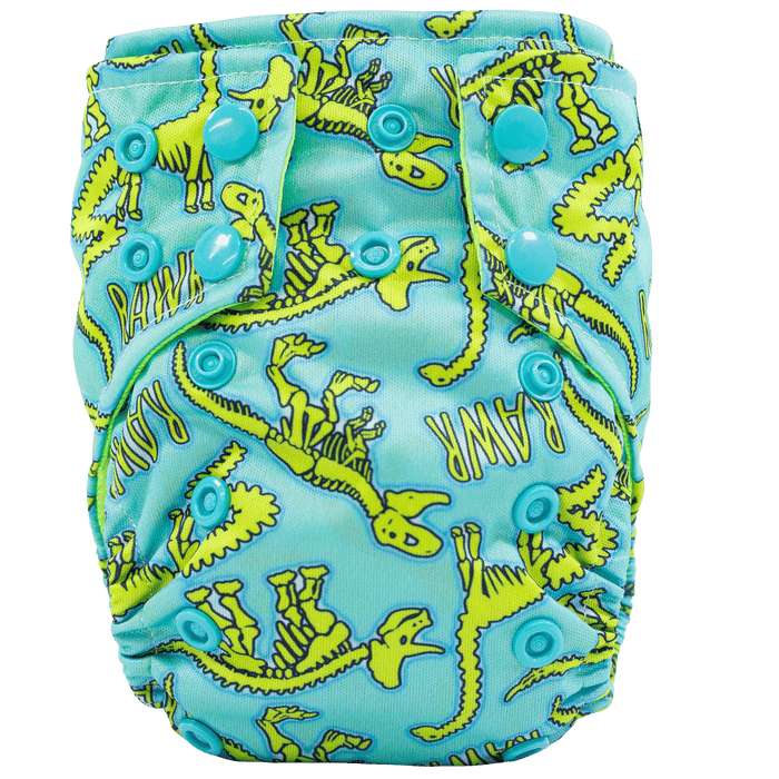 Texas Tushies Colored AWJ - Tiny Tushies Newborn AIO Cloth Diaper