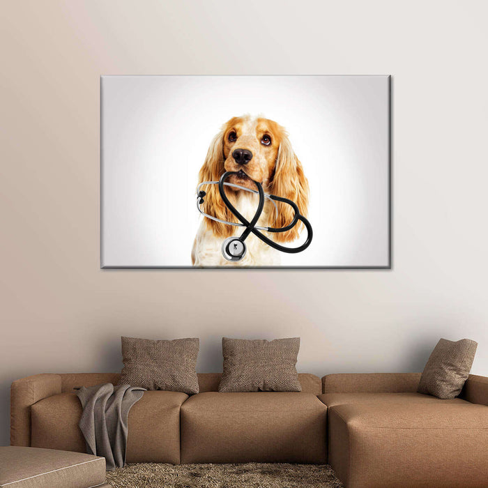 ElephantStock Doctor Dog Wall Art