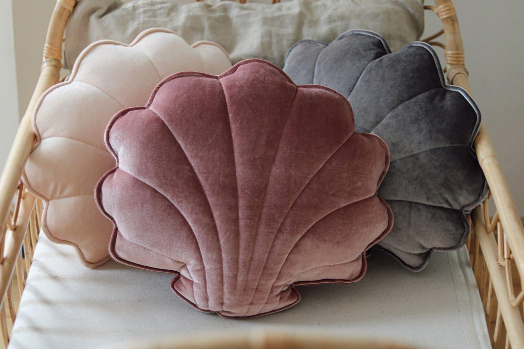 Moi Mili Velvet “Cosmic Pearl” Shell Pillow