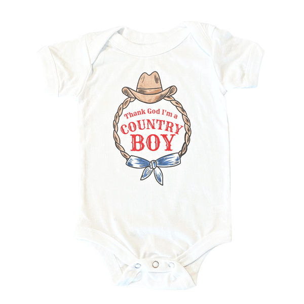 Little Hometown Country Boy Onesie