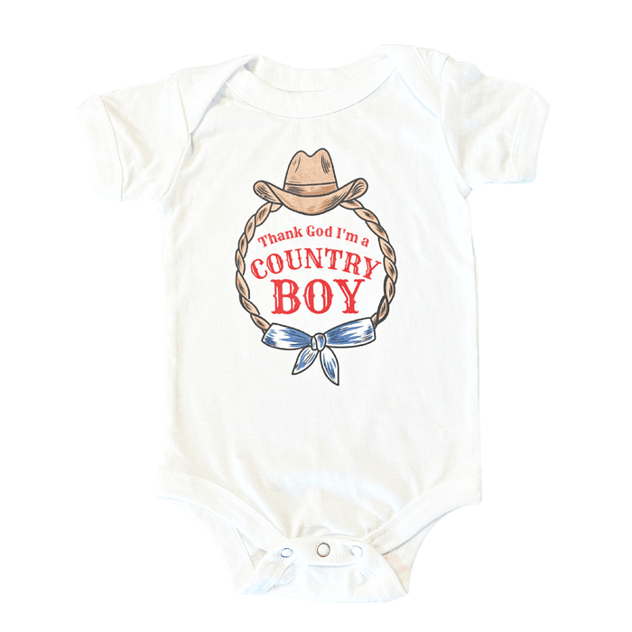 Little Hometown Country Boy Onesie