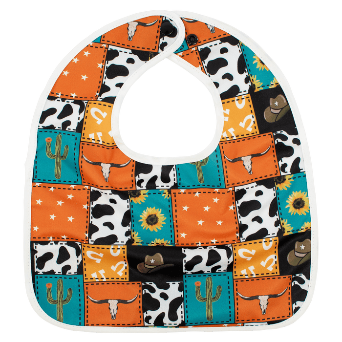 Texas Tushies Cowboy Patches - The Flip Bib