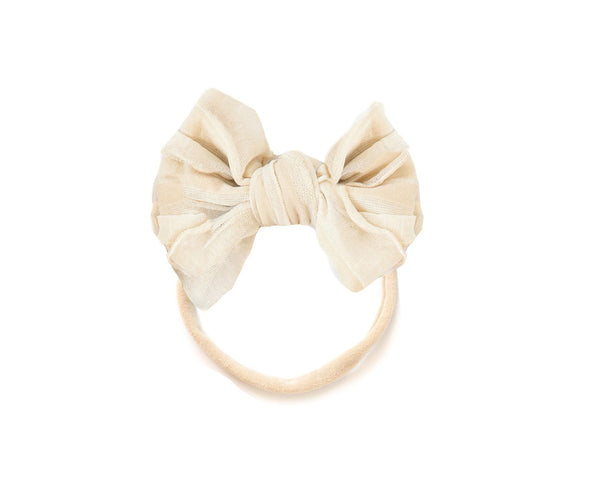 Reverie Threads Harlow Headband in Beige