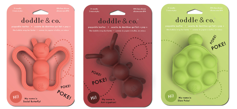 Doddle & Co® Critter Bundle-Butterfly,Ant+Turtle