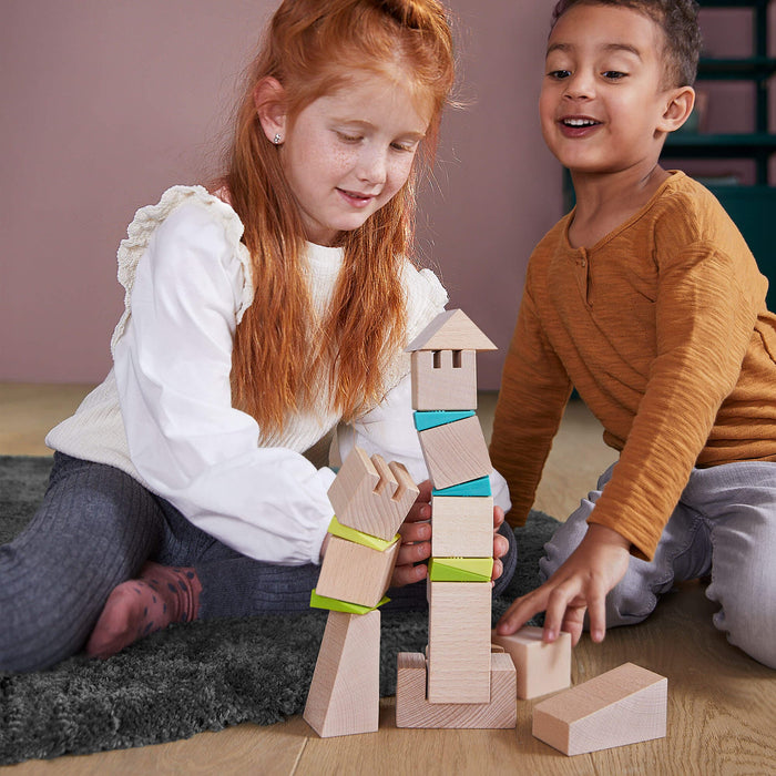 HABA Crooked Towers Wooden Blocks