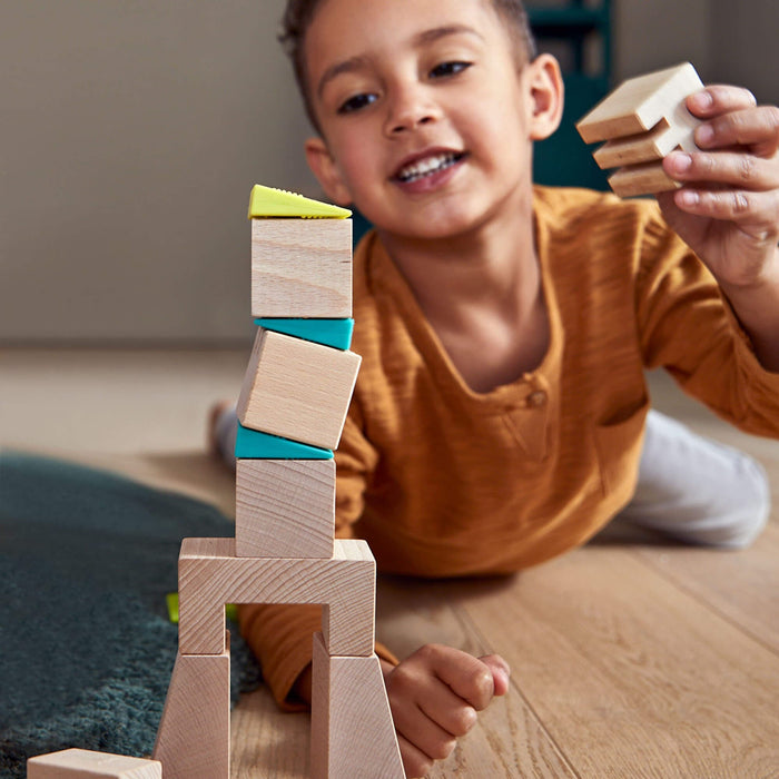 HABA Crooked Towers Wooden Blocks