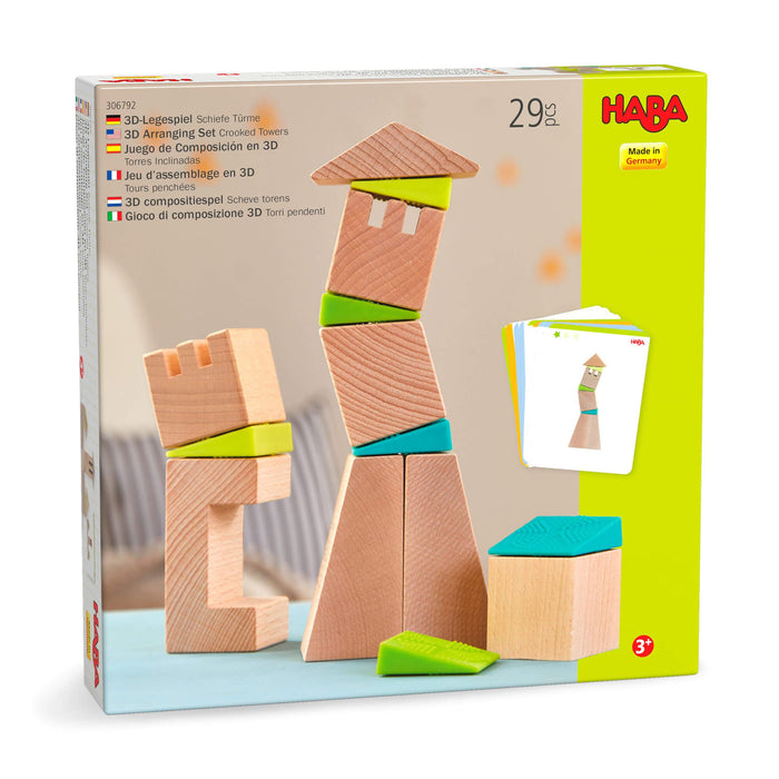 HABA Crooked Towers Wooden Blocks