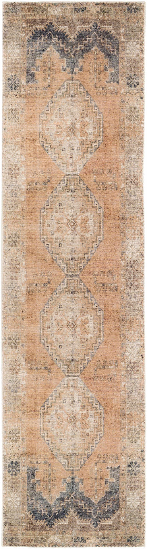 Hauteloom Carrabelle Peach Washable Area Rug - Clearance