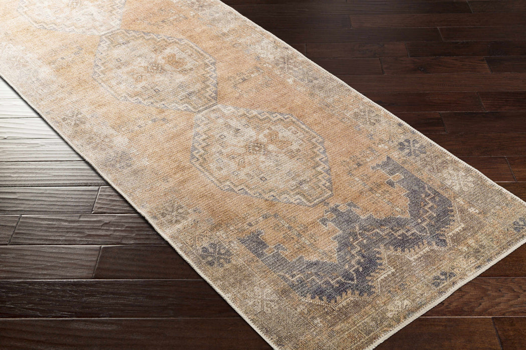 Hauteloom Carrabelle Peach Washable Area Rug - Clearance