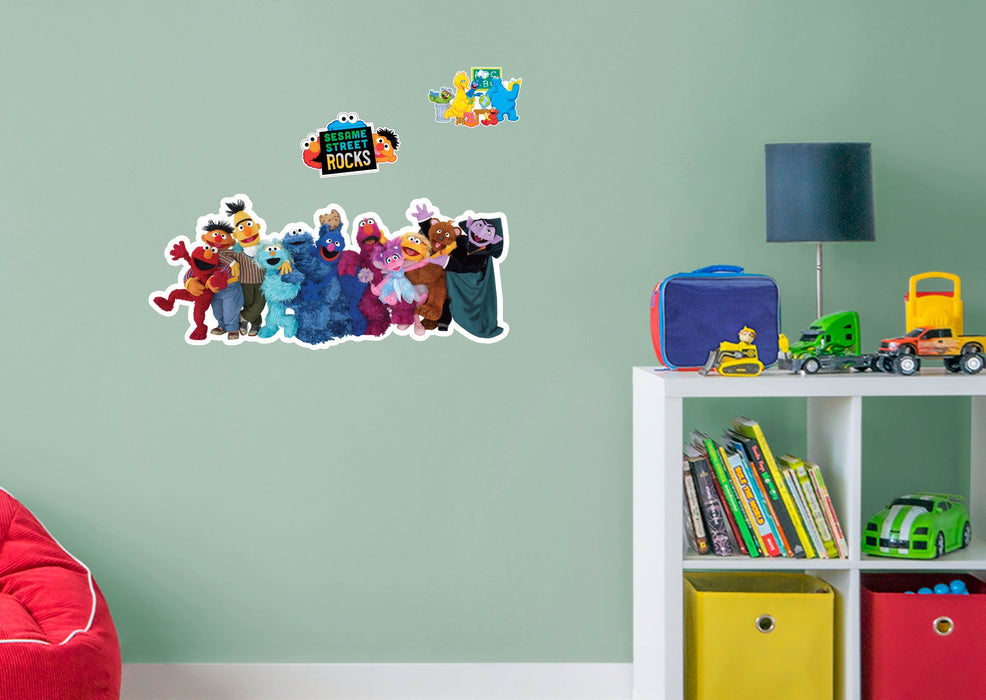 Fathead Group ONE - Officially Licensed Sesame Street Removable Adhesive Decal