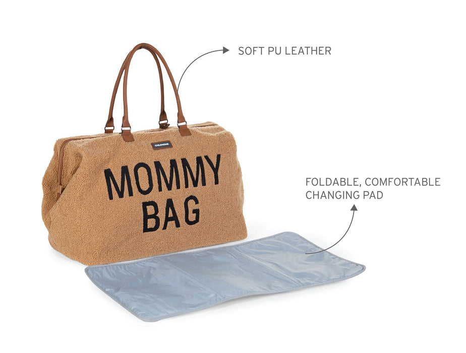 Childhome Teddy Mommy Bag - Brown