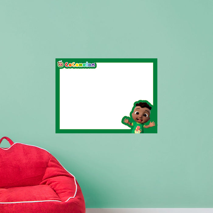 Fathead Cody Dry Erase        - Officially Licensed CoComelon Removable     Adhesive Decal