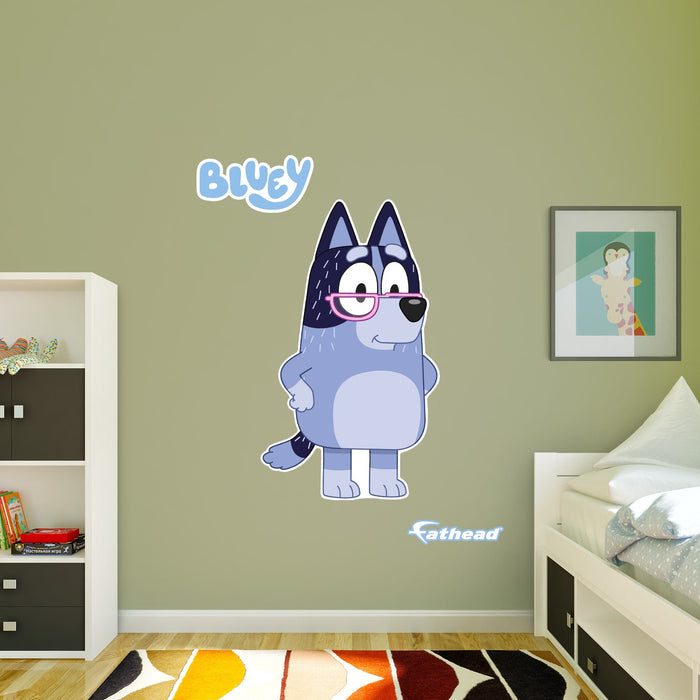 Fathead Bluey: Nanna RealBig - Officially Licensed BBC Removable Adhesive Decal