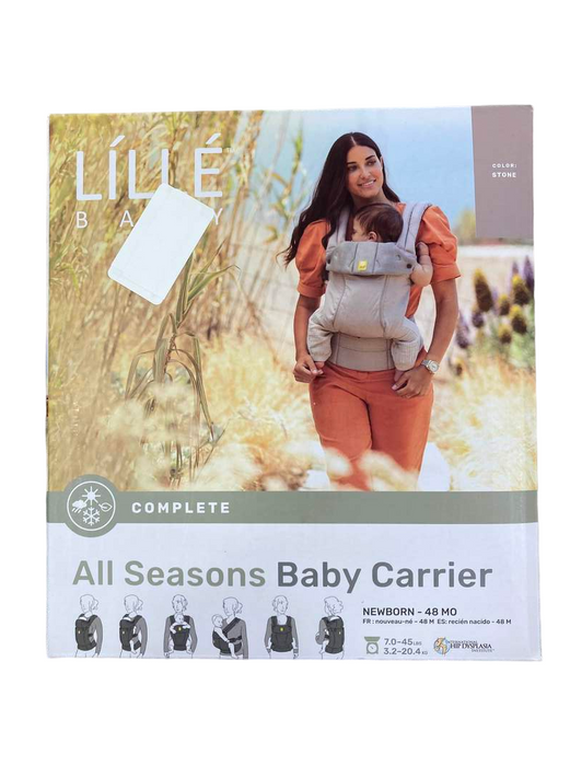 Lillebaby Complete All Seasons Baby Carrier, Stone (Open Box)