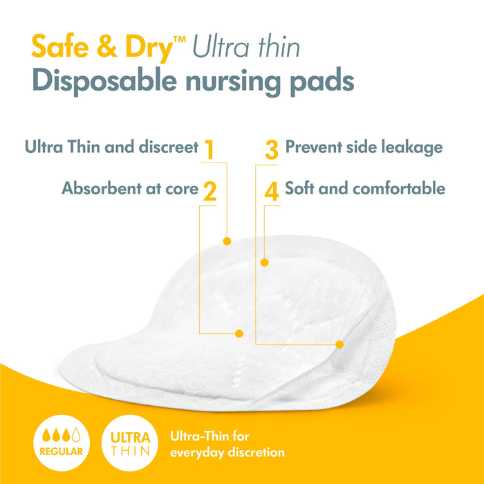 Medela Safe & Dry™ Ultra Thin Disposable Nursing Pads