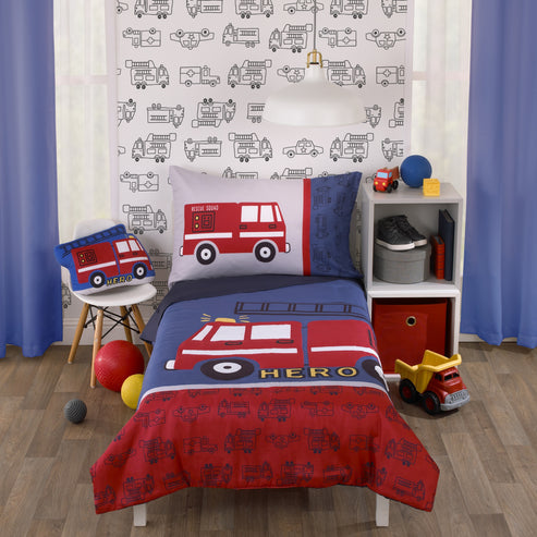 Carter's Firetruck Decorative Pillow