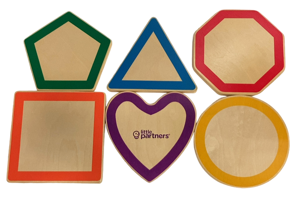 Little Partners Step ‘N Learn Stepping Stones, Shapes (Open Box)