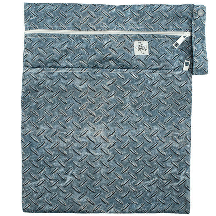 Texas Tushies Diamond Plated - Wet Bag