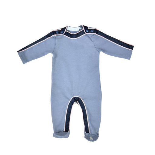 Bebe Sweeny DIM | Baby Boys Blue Organic Cotton Babygrow