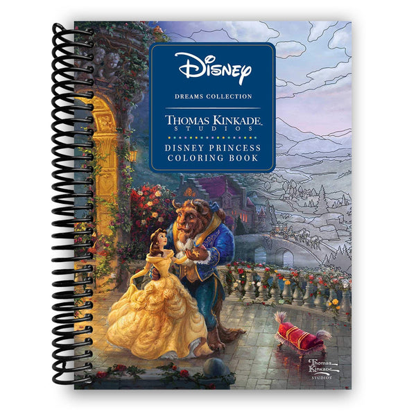 Lay it Flat Disney Dreams Collection Thomas Kinkade Studios Disney Princess Coloring Book (Spiral Bound)