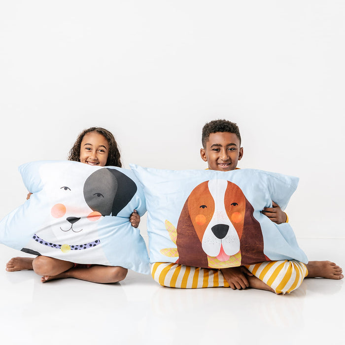 Rookie Humans 2-pack Dog Print Standard Size Pillowcases