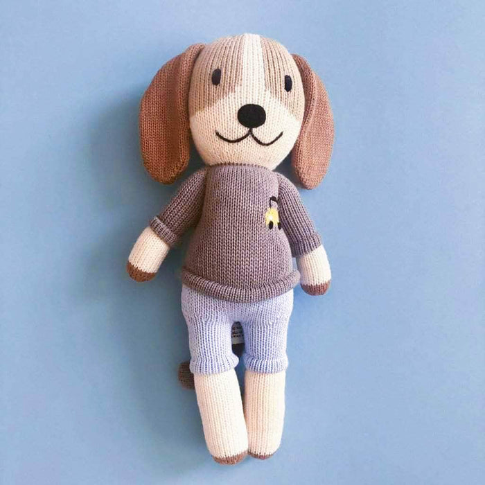 Estella Organic Knit Doll, Frank Dog