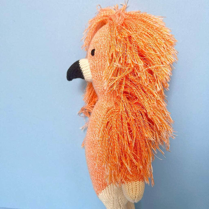 Estella Organic Knit Doll, Franny Flamingo