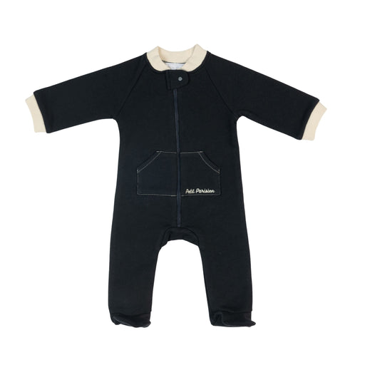 Bebe Sweeny DRISS | Black Organic Cotton Babygrow