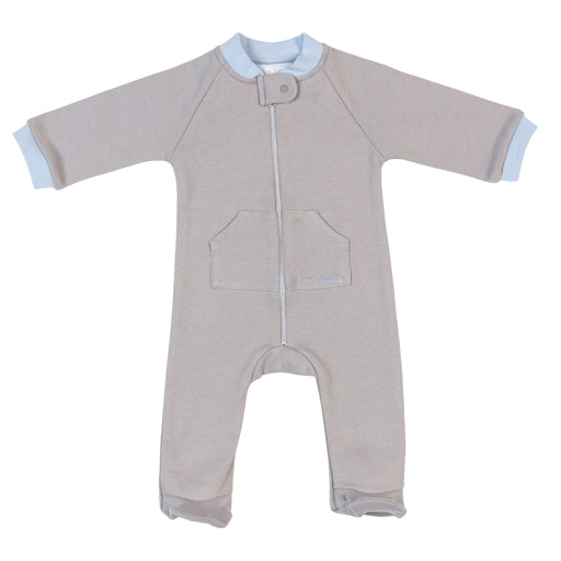 Bebe Sweeny DRISS | Grey Organic Cotton Babygrow