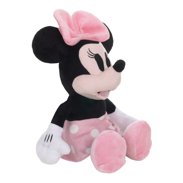 Disney Minnie Mouse Black, White, and Pink Plush