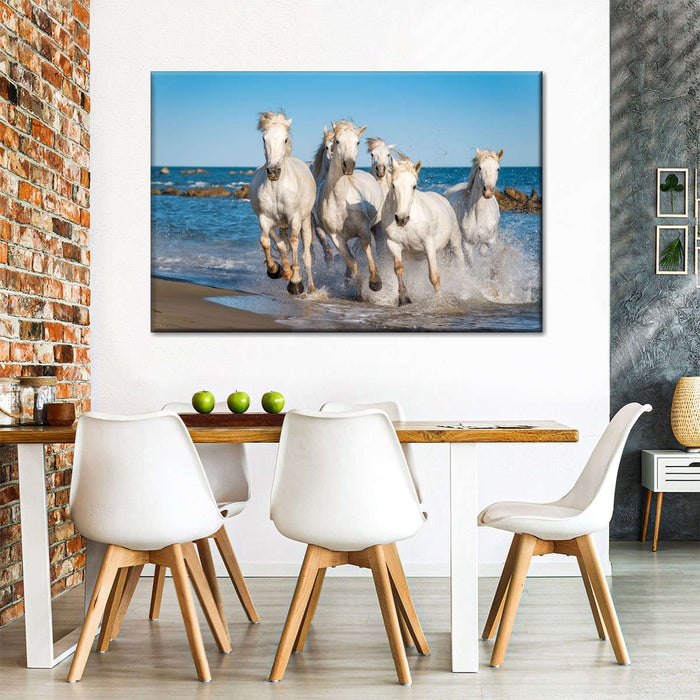 ElephantStock Camargue Horses Wall Art