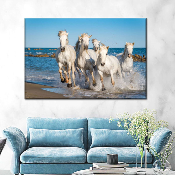 ElephantStock Camargue Horses Wall Art