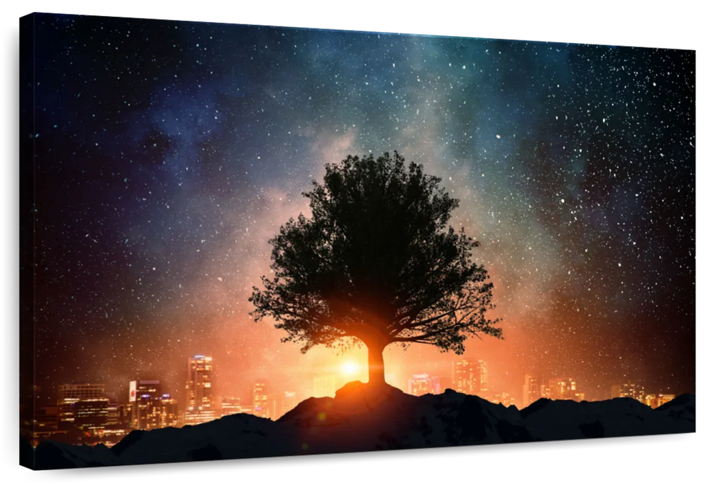 ElephantStock Starry Tree Wall Art