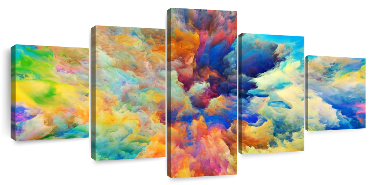 ElephantStock Abstract Clouds Wall Art