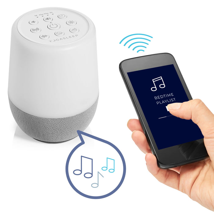 Yogasleep Duet White Noise Machine with Night Light and Wireless Speaker