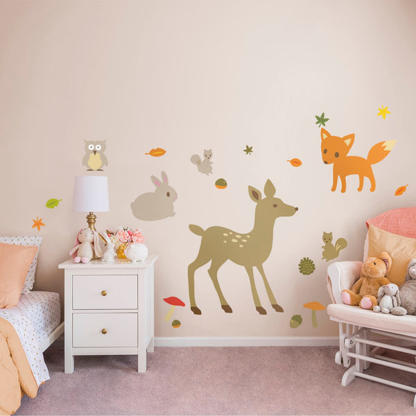 Fathead Nursery: Woodland Theme Collection - Removable Wall Decals