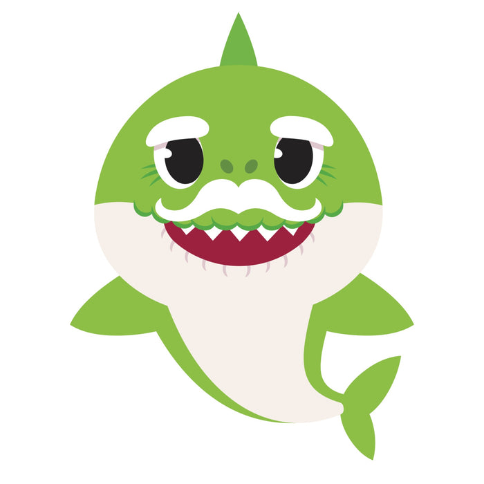 Fathead Baby Shark: Grandpa Shark RealBig - Officially Licensed Nickelodeon Removable Adhesive Decal