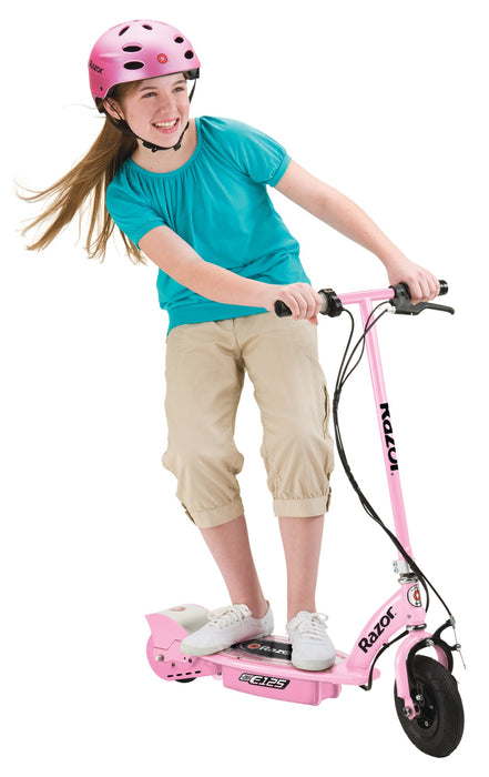 Razor E125 Motorized 24-Volt Rechargeable Girls Electric Scooter, Pink (3 Pack)