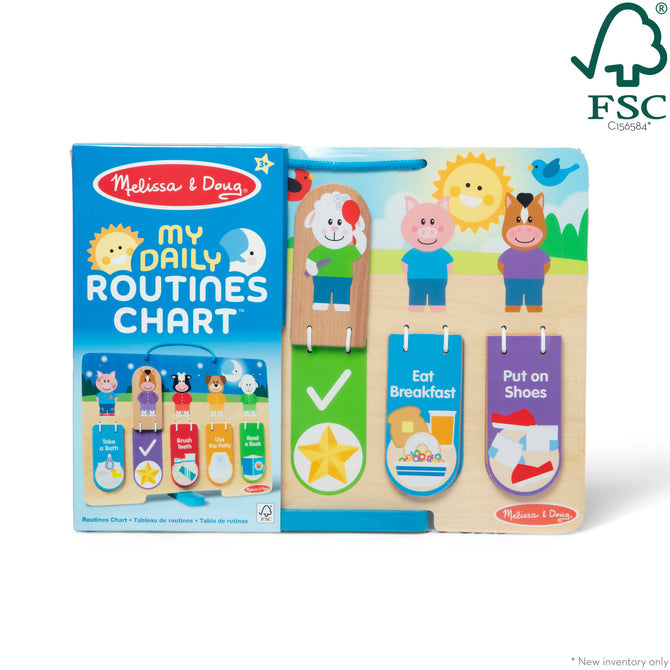 Melissa&Doug Daily Routines Chart in Display